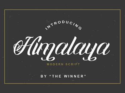 Himalaya Font creative