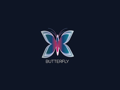 Butterfly brand identity branding butterfly butterfly logo design flat graphic design icon logo minimal