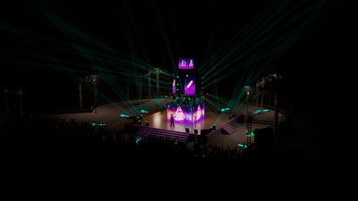 EDM STAGE DESIGN 3d 3ddesign design eventdesign graphic design