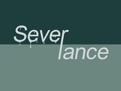 Severance TV Show design typography