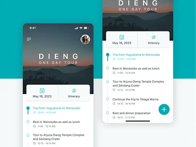 Itinerary - Daily UI #079 079 app city dailyui design figma itinerary mobile travel ui