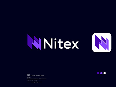 Nitex Logo 3d abstract logo animation branding creative logo graphic design logo logo designer motion graphics ui