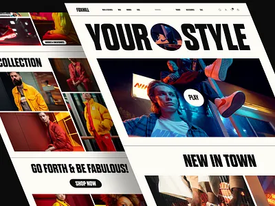 FOXHILL- eCommerce website addidas design ecommerce ecommerce landing page ecommerce website fashion store fashion website inspiration landing page modern design nike trendy design trendy website ui ui design uidesign uiux web website