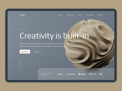 Levito Design Agency 3d animation design graphic design ui web