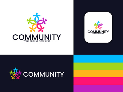 Community logo, logo design, Brand identity agency best logo brand identity branding community logo community people company company logo geometric geometric logo helping people joy logo logo design logofolio love logo ngo logo people template vect plus