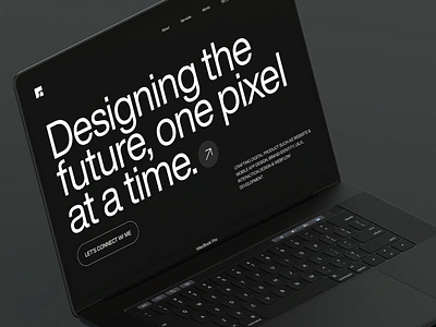 Personal Web Portfolio - (Framer Live 🚀) bold branding clean dark color design framer landing page live website minimalist personal portfolio design portfolio website swiss swiss style typography ui uiux ux web design website