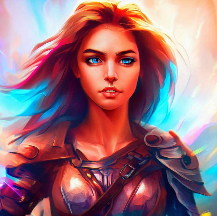 Epic female character by Edgar Silver on Dribbble