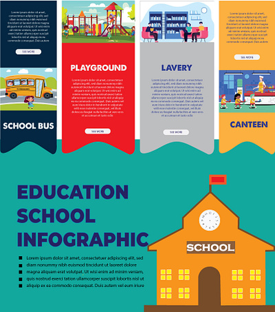 INFOGRAPHIC IN ILLUSTRATOR banner design branding design graphic design illustration infographic illustrator typography ui vector