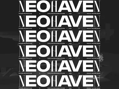 NEOHAVEN • PT1 3d 3dobject clean design house layout minimalist model neo typography