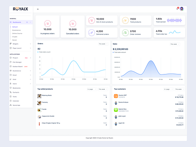 Rualx_Admin Panel Dashboard agency business cleaning company corporate
