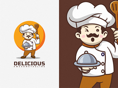 Koky Character Mascot Design character cooking cute design illustration kitchen koky logo mascot restaurant