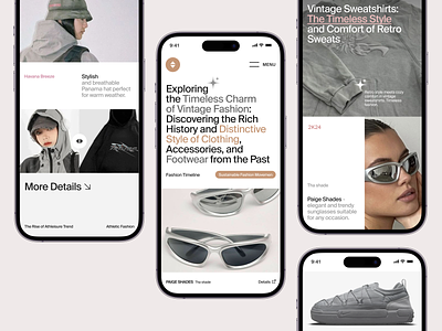 Vintage Sportswear - Mobile App Concept air jordan app clothing design footwear glasses ios marketplace mobile modern nike running puma retro shoes shopify sneakers ui ux vintage