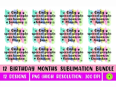 Colorful Birthday Sublimation Bundle birthday card design birthday girl sublimation birthday month sublimation birthday month t shirt design birthday sublimation birthday sublimation bundle birthday sublimation design cute birthday month shirt design graphic design graphic tees merch design sublimation sublimation bundle sublimation design t shirt designer tshirt design typography tshirt design watercolor sublimation