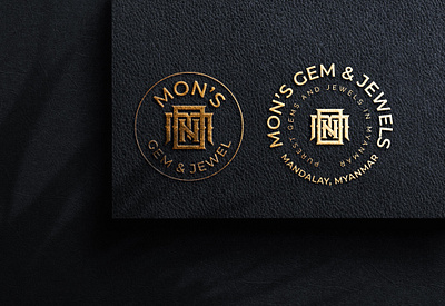 Monogram Logo Design for Jewellery branding design emblem graphic design illustration logo vector
