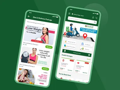 Dr. B Lal Lab app design app development company flutter app development illustration mobile app development software development company