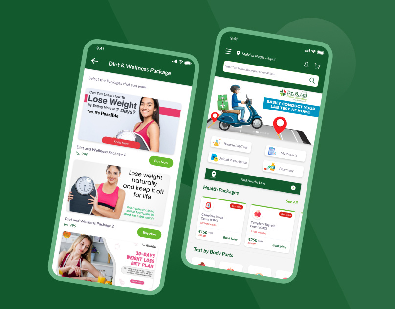 Dr. B Lal Lab by Octal IT Solution on Dribbble