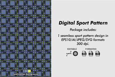 Digital Sport Pattern #005 vector