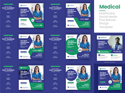 Medical Social Media Post Banner Design network