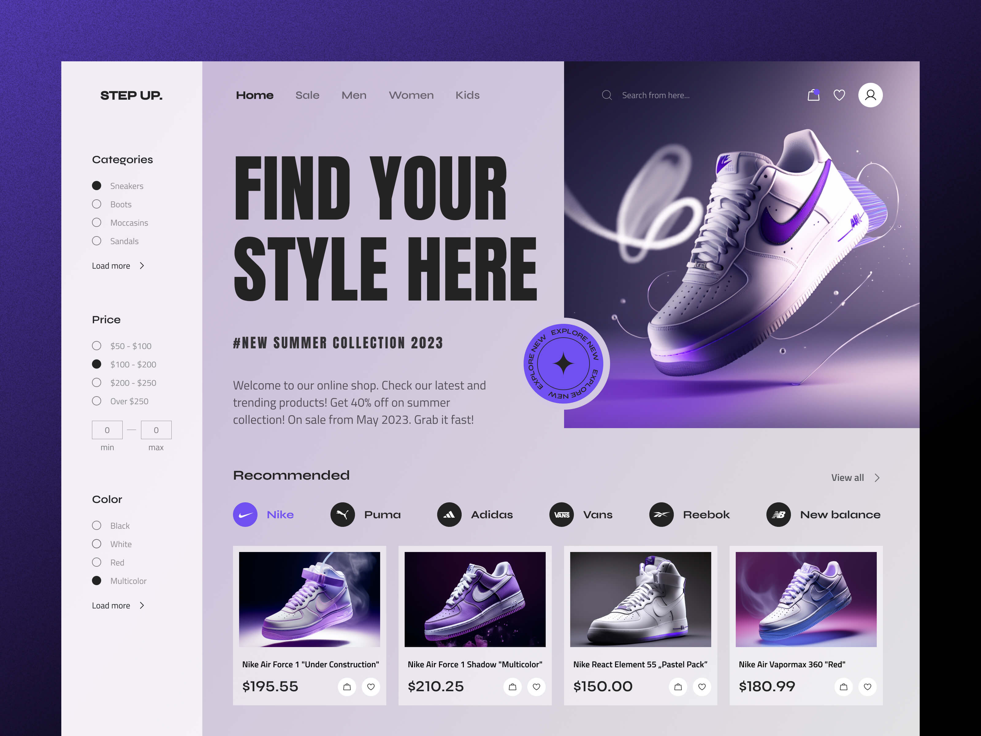 Example of E Commerce Design And Development