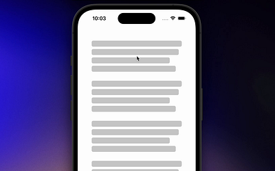 Telegram DI Liquid Blob Effect animation design prototype prototyping swiftui ui uidesign