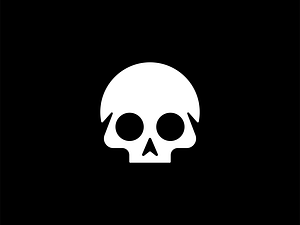 Geometric Skull Logo by Lucian Radu on Dribbble