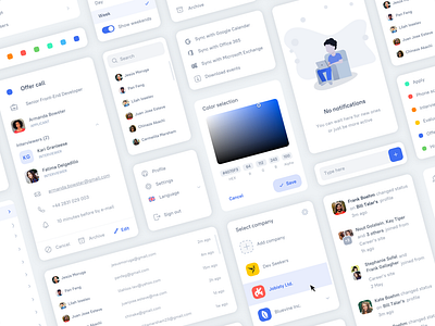 UI components app applicants application ats candidate candidates clean components design design system hr recruitment saas tokens ui ui components ui design ux ux design web