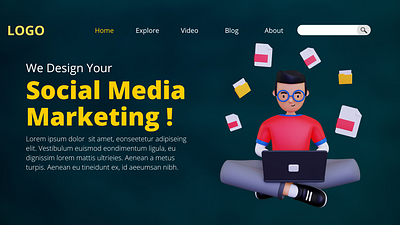 Social Media Marketing Landing Page