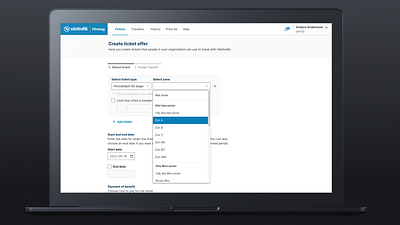 Västtrafik – SaaS web 2021-2023 design ui ux