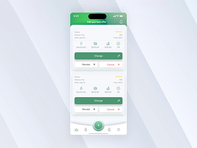 Loan Borrow Dashboard UX Mobile App Design for CBDC Wallet SaaS banking blockchain borrow branding identity cbdc crypto dapp dashboard digital currency extej finance fintech investment lend loan mobile app mobile application payment payments saas