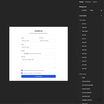 Responsive Forms Design in Figma components design system figma forms input interface mobile design responsive design ui ui kit ux web design