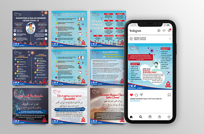 Sosial Media Post For Muslima Care flyer graphic design instagram post social media sosial media