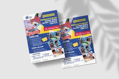 Poster Penerimaan Siswa Baru ECIEC tartila brochure flyer graphic design poster
