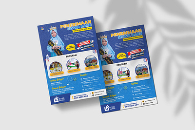 Poster Penerimaan Siswa Baru ECIEC tartila brochure charity graphic design muslim