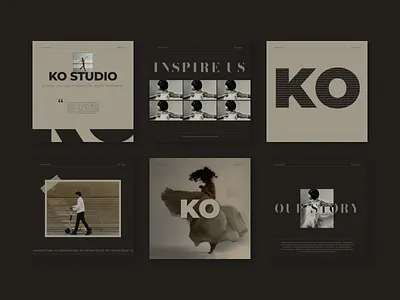 KO Social Media Posts branding design instagram posts socialmediapost ui