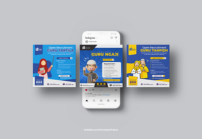 Design Lowongan Kerja brochure flyer poster