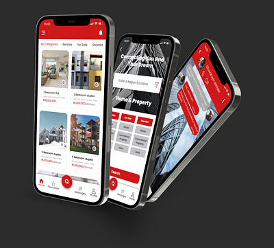 Rent2eazy App design figma high fidelity housing real estate ui design ux design visual design