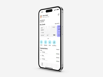 WalPay - Banking Mobile App design ui ux