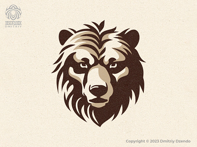 Bear Muzzle Logo animal bear beast branding grizzly logo logotype muzzle