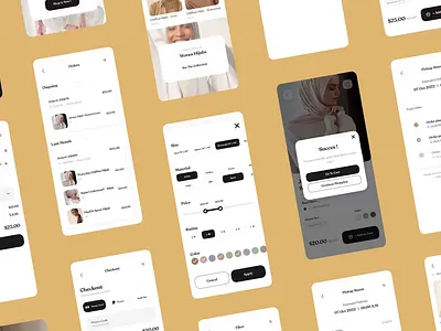 Hijab UI 3d animation branding design graphic design illustration logo motion graphics ui vector