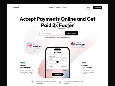 Landing Page branding credit card currency currency convertor dashboard design finance landing page money money transfer product product design typography ui ui ux user experience ux web web app website