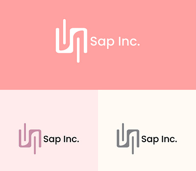 Sap Inc. Minimal Logo Design design graphic design illustration logo logo design minimal minimal logo design typography vector