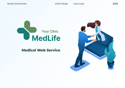 Concept design for medical web service concept educational medical service uiux