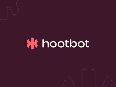 Hootbot abstract ai bold branding clever corporate data finance fintech futuristic h icon letter logo minimal money monogram payment saas technology