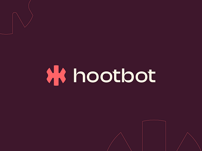 Hootbot abstract ai bold branding clever corporate data finance fintech futuristic h icon letter logo minimal money monogram payment saas technology