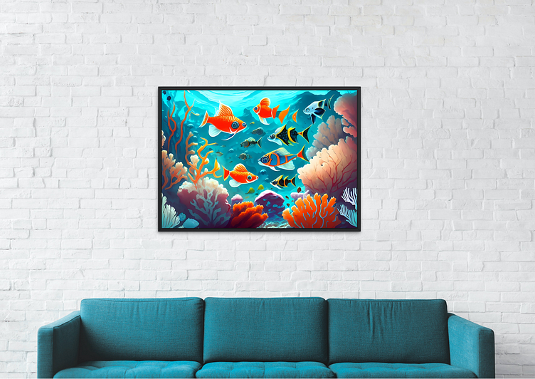 Underwater Wall Art Design by AP Stylish on Dribbble