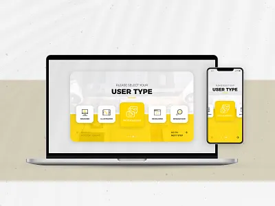 Daily UI Challenge 63 - Select User Type concept dailyui design figma ui uidesign