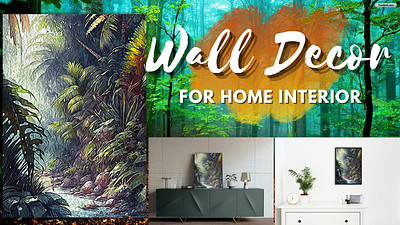 Nature Wall Art for Home Decoration home decor home improvement nature art wall art wall decor