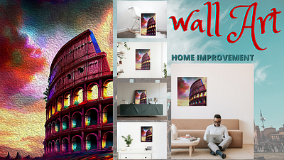 Historical Place Wall Art for Home Decoration home decor home improvement wall art wall decor