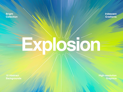 Gradient Explosion Backgrounds 3d 3d render abstract background bright design explosion frozen gradient graphic graphic design illustration splash texture vivid wallpaper