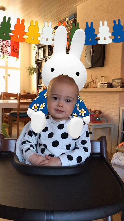 Miffy's Birthday | Instagram Augmented Reality Effect 3d ar design development ideation meta mr spark xr